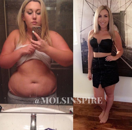 ▲▼莫莉•史密斯（Molly Smith）近日公開了自己減肥的秘訣。（圖／翻攝自molsinspire Instagram）