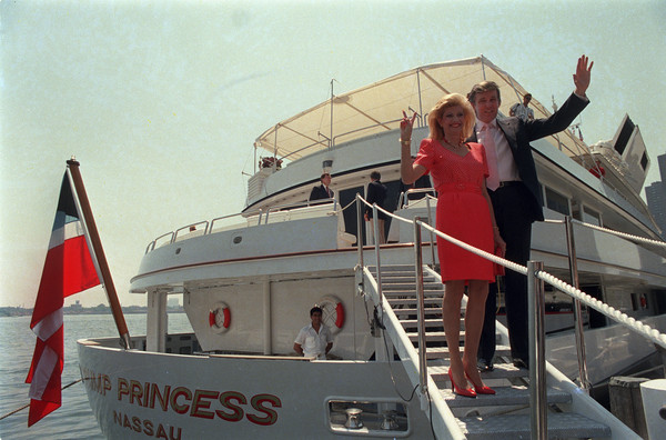 ▲▼美國總統川普與第一任妻子伊凡娜（Ivana Trump）（圖／達志影像／美聯社）