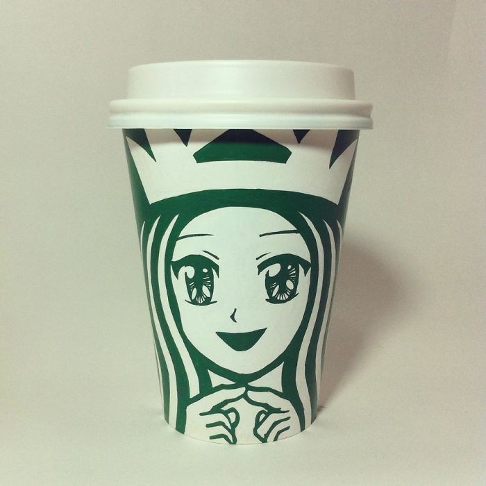 超狂「星巴克剪紙藝術」，你每天喝掉的不是咖啡…是創意（圖／翻攝自網路）