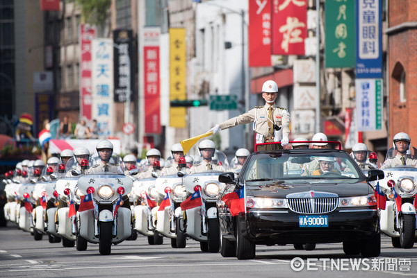 ▲▼雙十國慶大典預演,憲兵指揮部勤務連警衛排,憲兵機車連。（圖／記者季相儒攝）