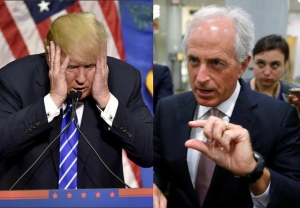 ▲▼ 參院外交委員會主席柯克（Bob Corker）表示，川普讓美國「走向第三次世界大戰」。（圖／路透社）
