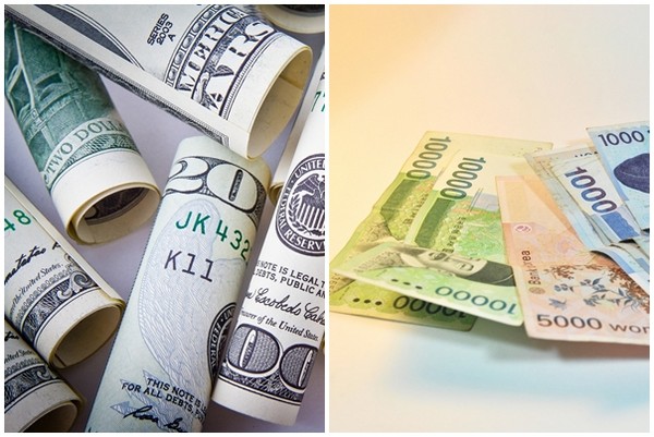 ▲▼美元與韓幣             。（圖／翻攝自pixabay）