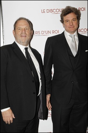柯林佛斯（右）因為演出韋恩斯坦影業投資的《王者之聲：宣戰時刻》，拿到奧斯卡影帝。（東方IC）
