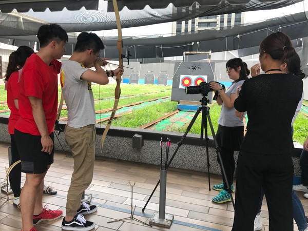 ▲▼新北校園廣告人世新大學參賽學生以綜藝競賽節目「NEWTAIPEI CITY RUN」為題，行銷新北。（圖／新北市政府新聞局提供）