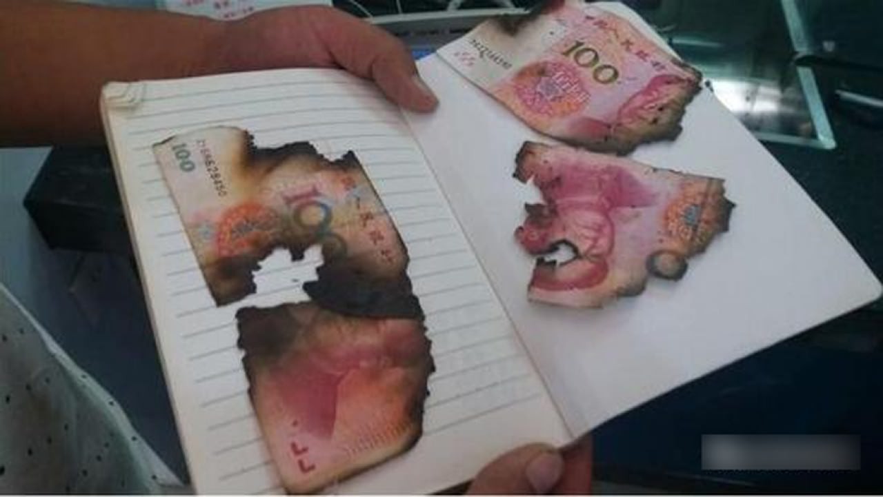 河南男子私房錢被家人當垃圾燒（圖／翻攝自香港01）