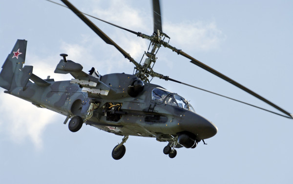 ▲▼卡-52「短吻鱷」武裝直升機（Камов Ка-52）。（圖／達志影像／美聯社）