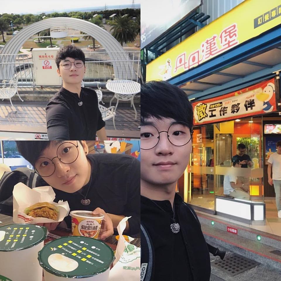 南韓YouTube「宋讚養」吃丹丹漢堡，大讚太美味。（圖／翻攝「宋讚養」臉書）