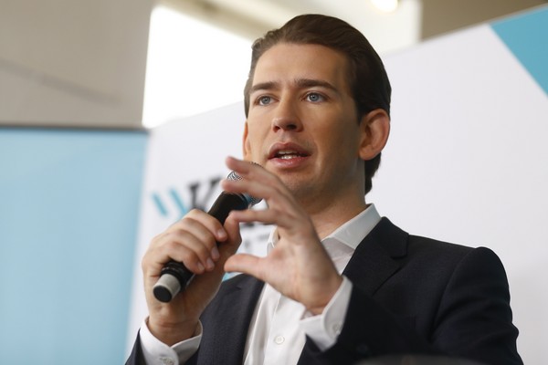 ▲▼奧地利國會選舉，31歲的庫爾茲（Sebastian Kurz ）可能成為最年輕總理。（圖／路透社）