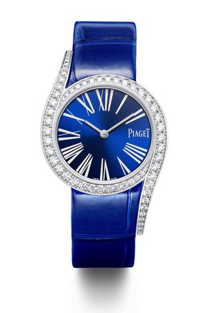 Limelight Gala Blue 藍色面盤珠寶腕錶，今年10月正式上市