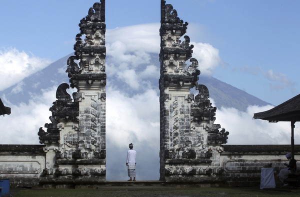 ▲▼印尼巴里島的寺廟一直是熱門觀光景點之一。（圖／達志影像／美聯社）