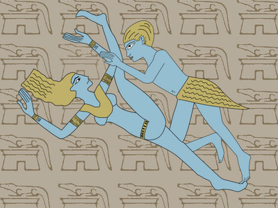 古埃及人6種性愛觀！妹子私處放大蒜，口氣騷的很會生