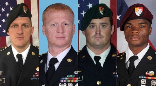 美國4名士兵月初在非洲尼日遇襲身亡。（圖／翻攝自推特／@funder）