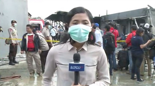 ▲▼ 印尼煙火工廠爆炸！死傷升至27死35傷　焦屍難辨認。（圖／翻攝自Youtube／KOMPASTV）