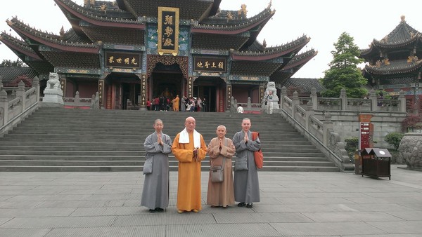 苗栗釋迦牟尼佛寺火災。妙元法師　（圖／翻攝自妙元法師臉書）