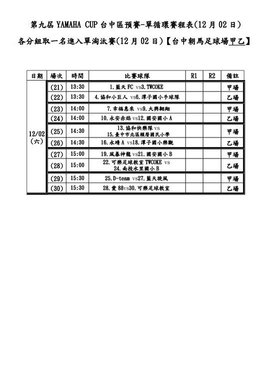 ▲YAMAHA台中區預賽。（圖／台灣電通提供）