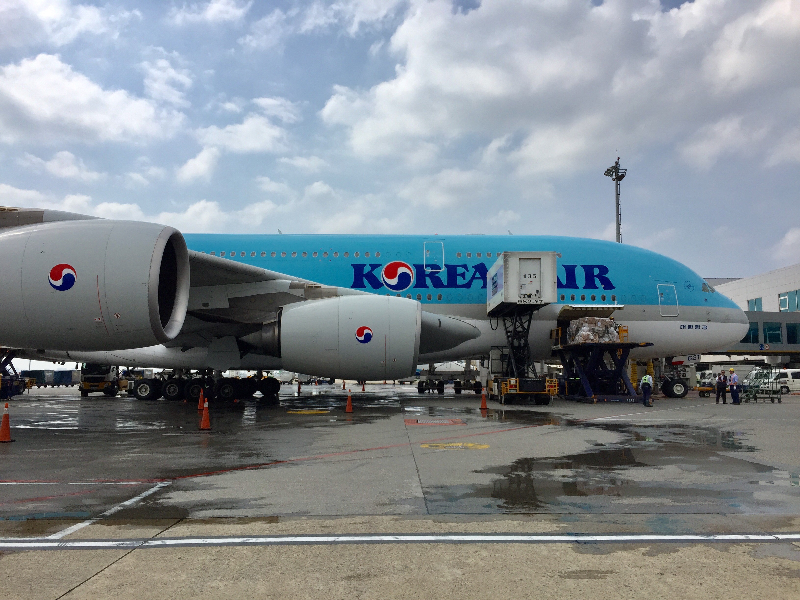 ▲大韓航空A380首航。（圖／記者于佳云攝）