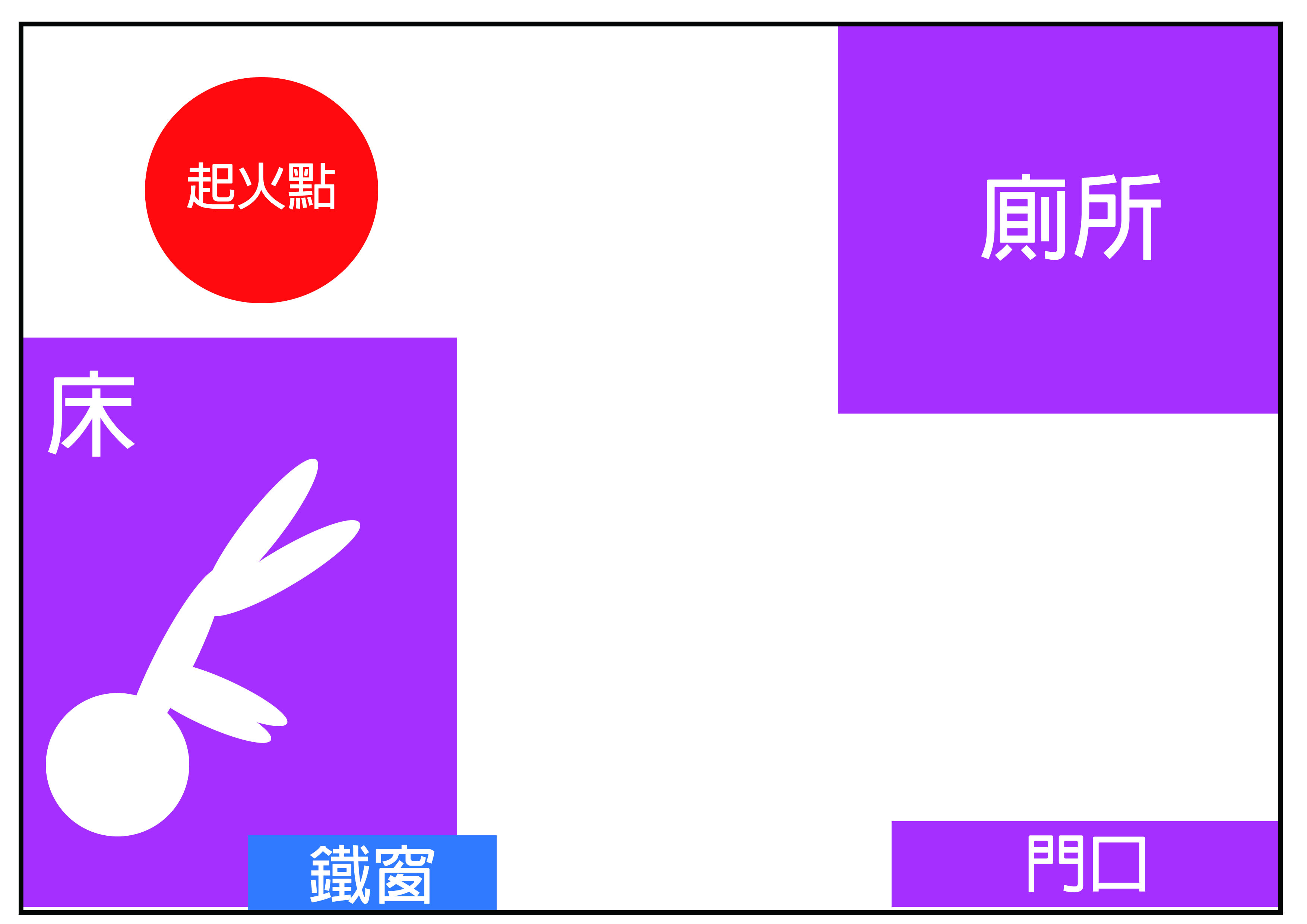 ▲新北市蘆洲區今下午3時許傳死亡火警，一位男子趴在床上已成焦屍。（圖／記者林煒傑翻攝）