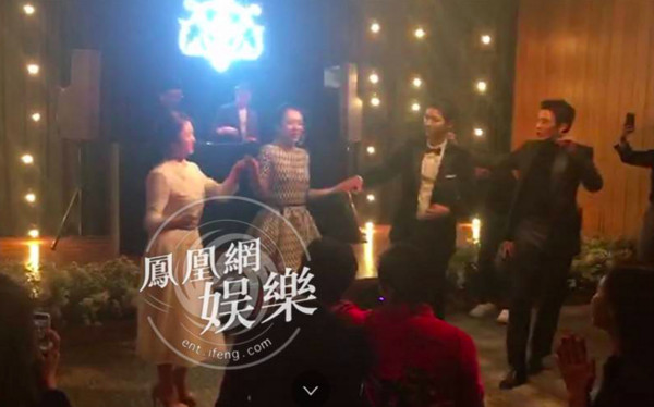 ▲▼婚禮晚宴內部影片曝光！　宋慧喬拉著章子怡跳舞玩瘋了（圖／CFP、翻攝自鳳凰網娛樂）