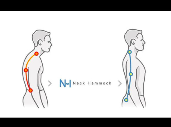 ▲能放鬆肩頸的Neck Hammock吊繩（圖／翻攝自Neck Hammock IG、FB、Kickstarter）
