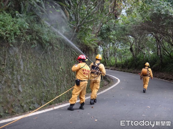 花蓮林管處南華工作站召開防火座談會，邀請轄內各礦區、造林業者及台電、公所、社區協會、部落居民等單位共同參與，宣導山區用火應注意事項。（圖／花蓮林管處提供）