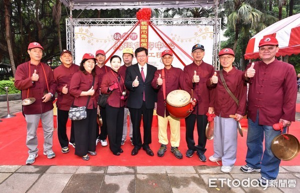 ▲桃園市八德區馬祖信仰中心「閩臺宮、龍山寺」，整修工程開工。（圖／桃園市政府提供）