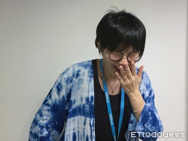 笑,大笑。（圖／記者李佳蓉攝）