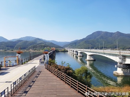 ▲▼ 北漢江鐵橋。（圖／翻攝自韓國旅遊發展局微博）