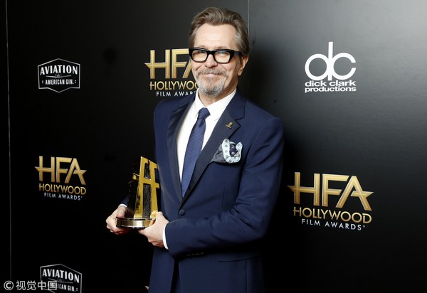 ▲▼蓋瑞歐德曼（Gary Oldman）《最黑暗的時刻》奪下好萊塢電影獎。（圖／CFP）