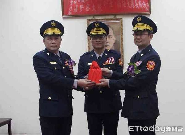 ▲台南市警交警大隊長卸、新任交接布達典禮。（圖／警方提供）
