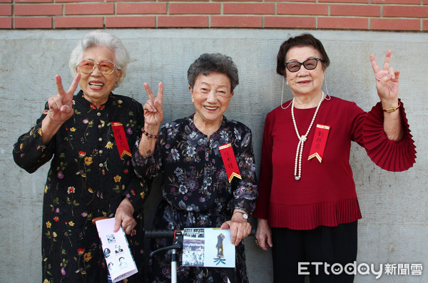 ▲長榮女中高齡95歲以上的校友，不辭勞苦出席活動。（圖／長女提供）
