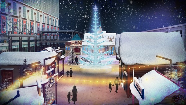 ▲台北101今年與迪士尼合作，於耶誕節檔期推出冰雪奇緣嘉年華。（圖／迪士尼提供）