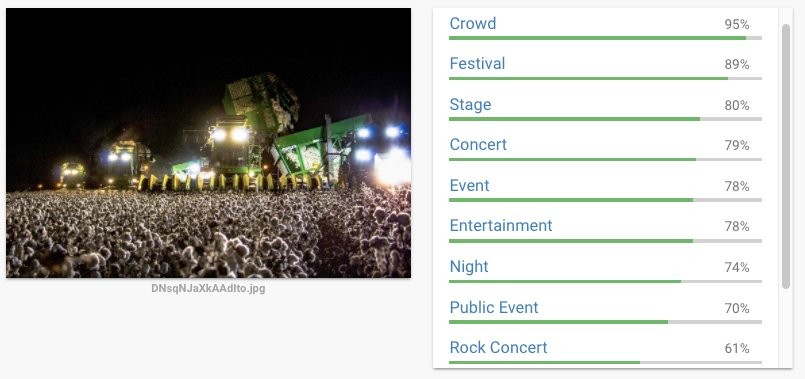 這張是「演唱會」的照片嗎？台下觀眾人不像人…卻連Google也被騙（圖／網路IG）