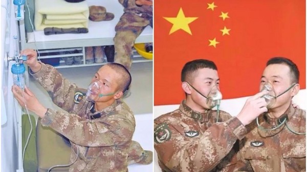 解放軍全軍駐地海拔4000米以上哨所，官兵每天最少吸氧1小時。（圖／翻攝自中國軍網）