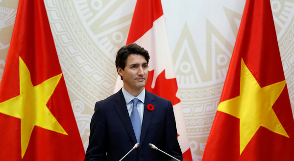 ▲▼加拿大總理杜魯多(Justin Trudeau)出訪越南。（圖／路透社）