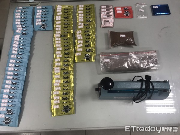 ▲▼警方在摩鐵房間內發現陳男等人開毒趴。（圖／記者陳豐德攝）