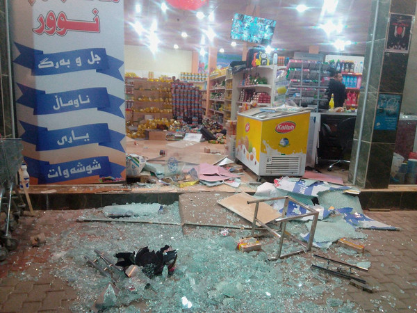 ▲▼兩伊邊境城市哈拉普加(Halabja)12日爆發7.3級強震，目前造成至少130人死亡、上千人受傷。（圖／路透社）