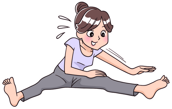 ▲川合式開腳伸展操書摘圖。（圖／和平國際提供）