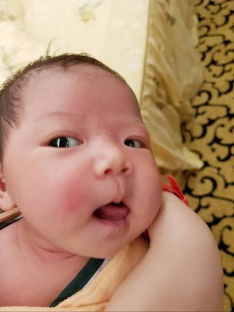 ▲▼江宏傑、福原愛女兒「小小愛」首度曝光。（圖／翻攝江宏傑粉絲專頁）