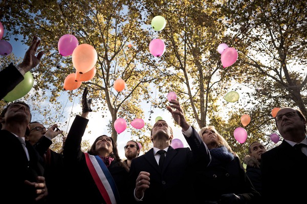 ▲▼ 巴黎連環恐攻兩周年　法國舉辦紀念活動默哀。（圖／達志影像／美聯社）