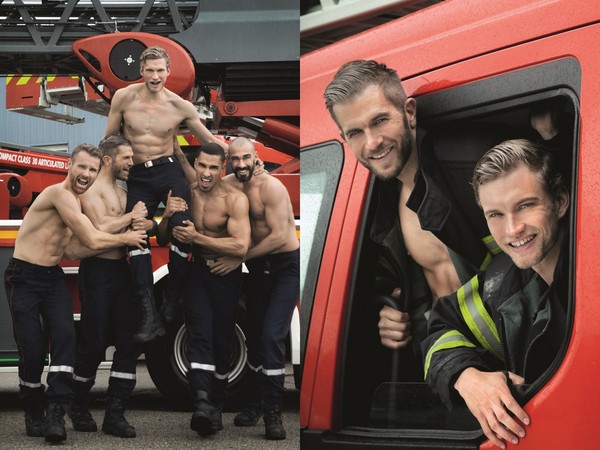▲男模拍攝2018法國消防員月曆（圖／翻攝自pompiers-sans-frontieres.org）