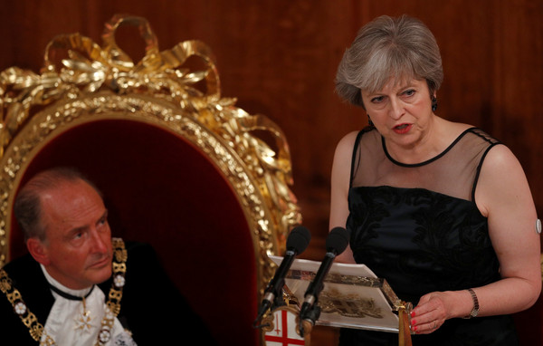 ▲英國首相梅伊（Theresa May）抨擊俄國破壞國際秩序。（圖／達志影像／美聯社）