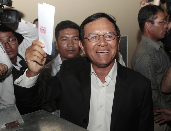 ▲▼柬埔寨反對黨領導人金速卡。（圖／達志影像／美聯社）