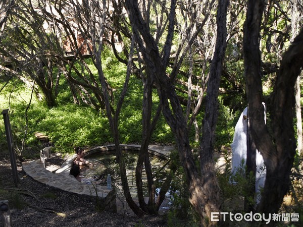 ▲澳洲旅遊,溫泉,莫寧頓半島,Peninsula Hot Springs。（圖／記者陳涵茵攝）