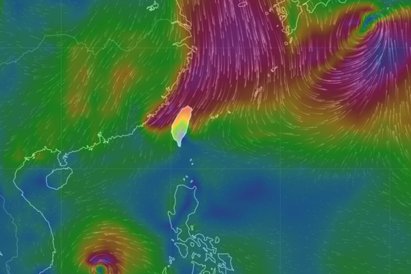 ▲▼豪雨彈襲！淡水15.9度新低　越晚越冷…台北體感剩14度。（圖／中央氣象局）