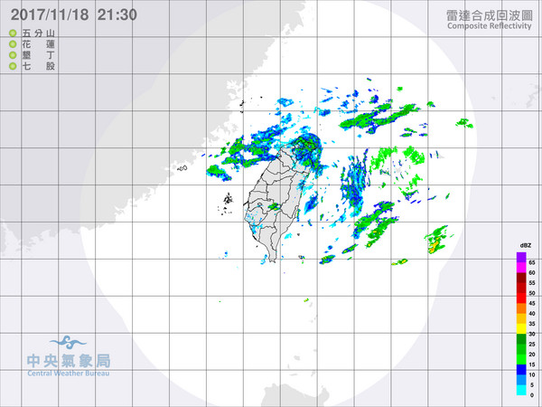 ▲▼豪雨彈襲！淡水15.9度新低　越晚越冷…台北體感剩14度。（圖／中央氣象局）