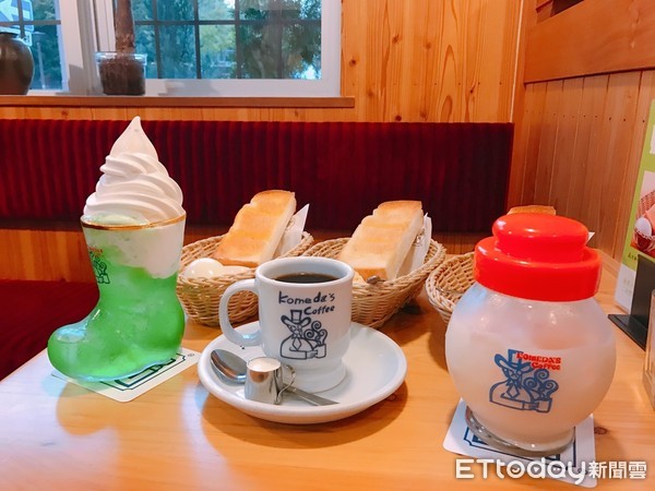 ▲體驗名古屋特有早餐文化，コメダ珈琲店（Komeda Coffee）。（圖／記者賴文萱攝）
