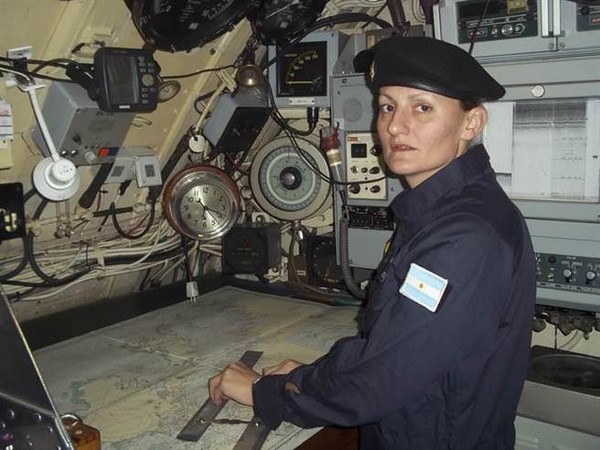 阿根廷首位女軍官克拉齊克。（圖／阿根廷海軍、美聯社）