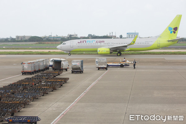 ▲韓國廉價航空「真航空」（Jin Air）,波音737-800（圖／記者季相儒攝）