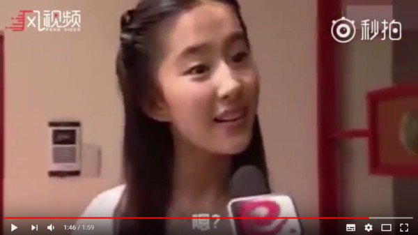 劉亦菲16歲試鏡。（圖／翻攝自Youtube）