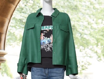 ▲《今生是第一次》庭沼珉穿著綠色外套是韓國品牌。（圖／翻攝自品牌官網）